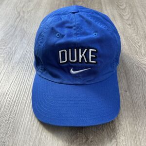 Duke Blue Devils Nike Heritage 86 Hat Men Adjustable OSFM One Size Strapback Cap